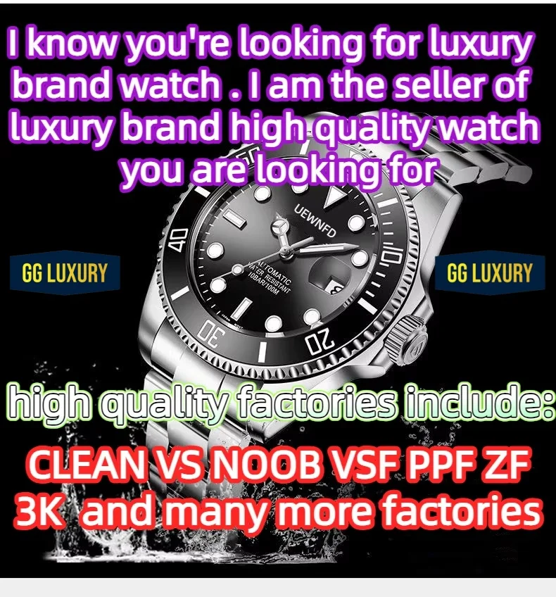 

GGLuxury CLEAN NOOB VSF ZF PPF BT VS ARF factory Men's Machine Watch Caliber 3135/3235 woman 4130 4131 3285