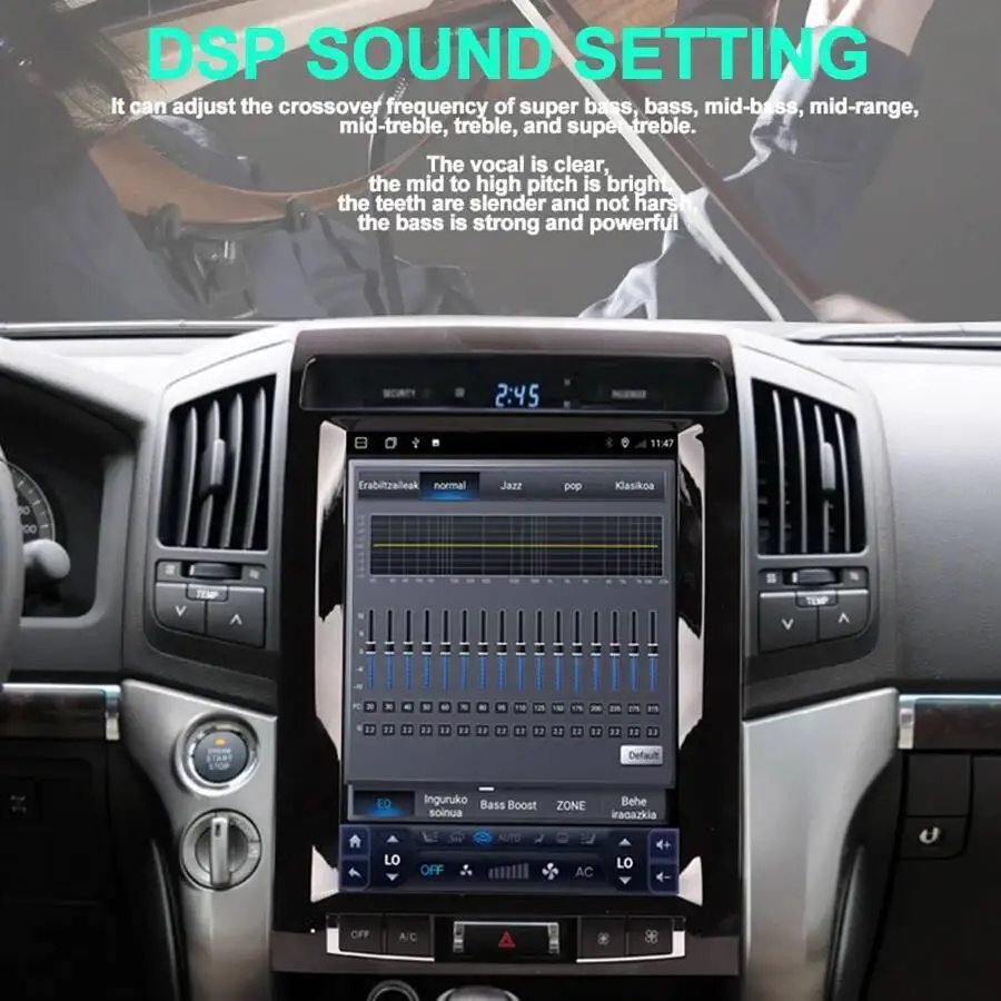 

12.1" Android For Toyota Land Cruiser 200 LC200 2008-2015 Stereo Autoradio Multimedia Player Wireless CarPlay Car GPS Navigation