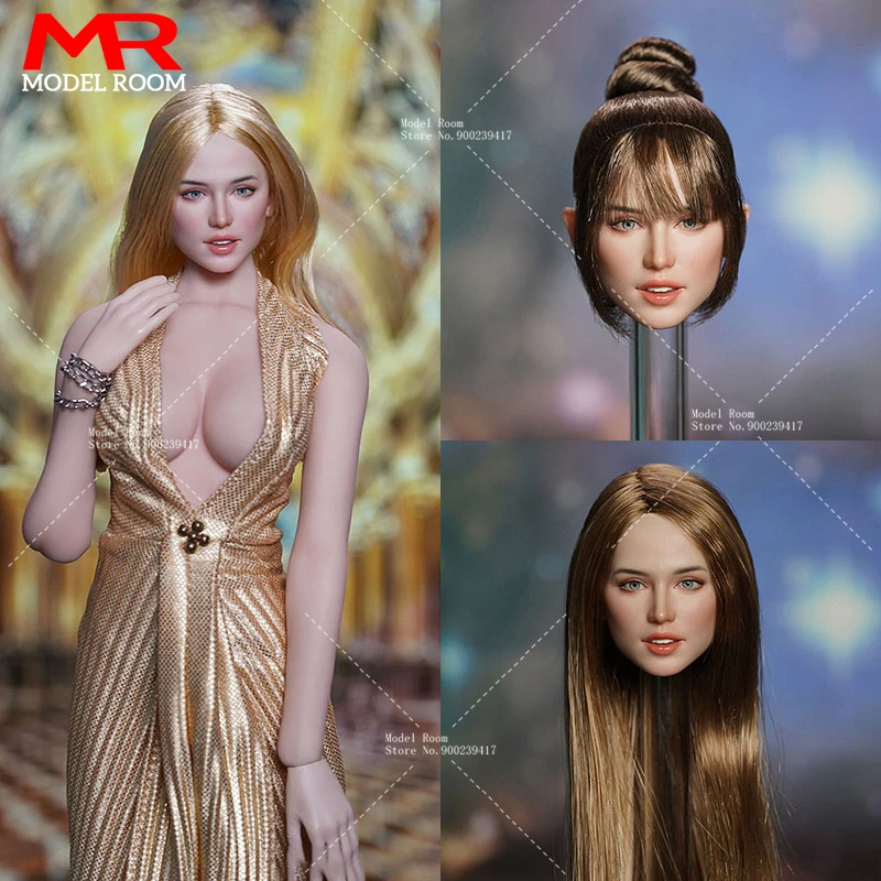 

SUPER DUCK SDH048 1/6 Ana de Armas голова лепка резьба по волос модель подходит для 12-дюймовой TBLeague женщина солдат загар фигурку тела