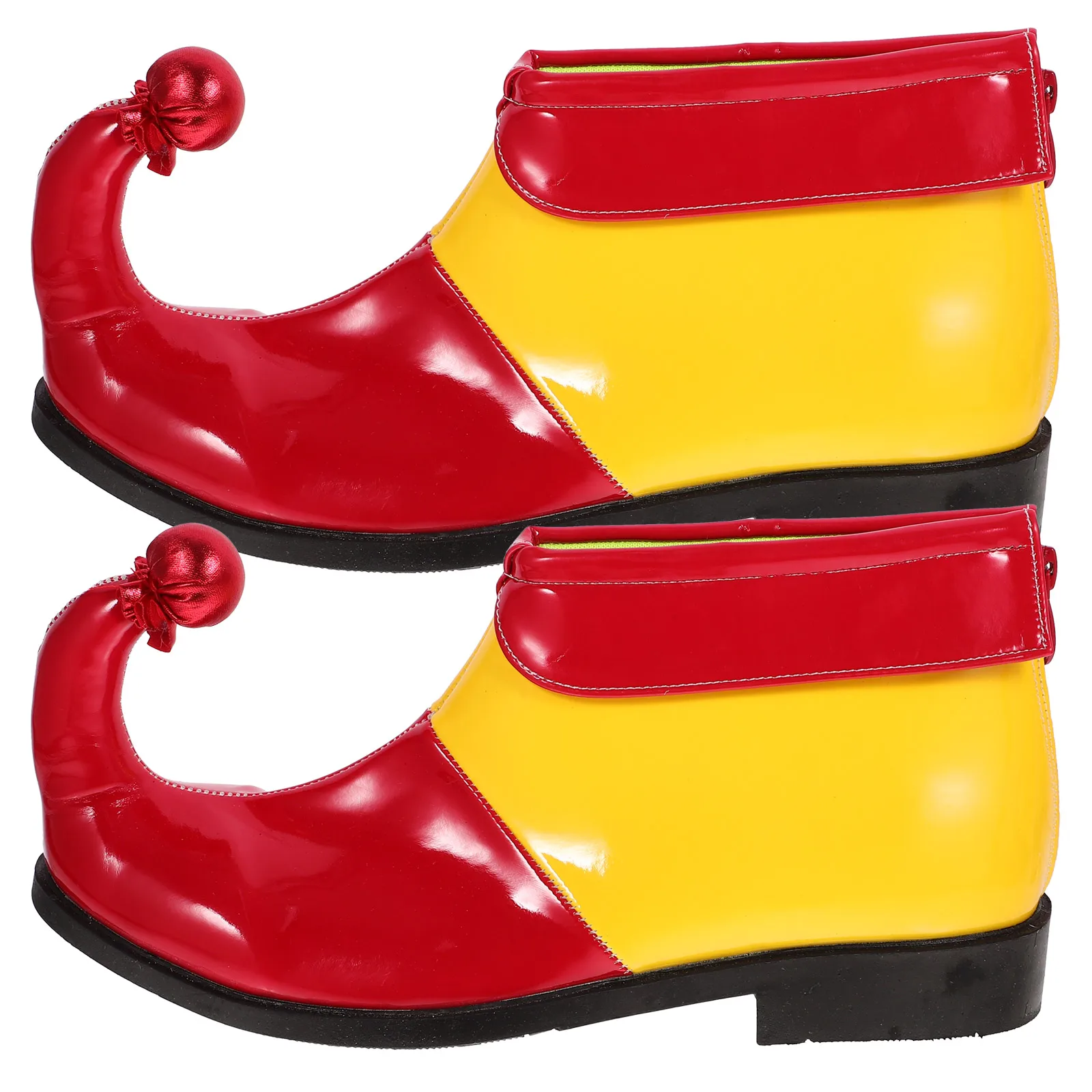 

Horn Clown Shoes PU Material Carnival Party Supplies Costume Accessories Bright Color Comfortable Design