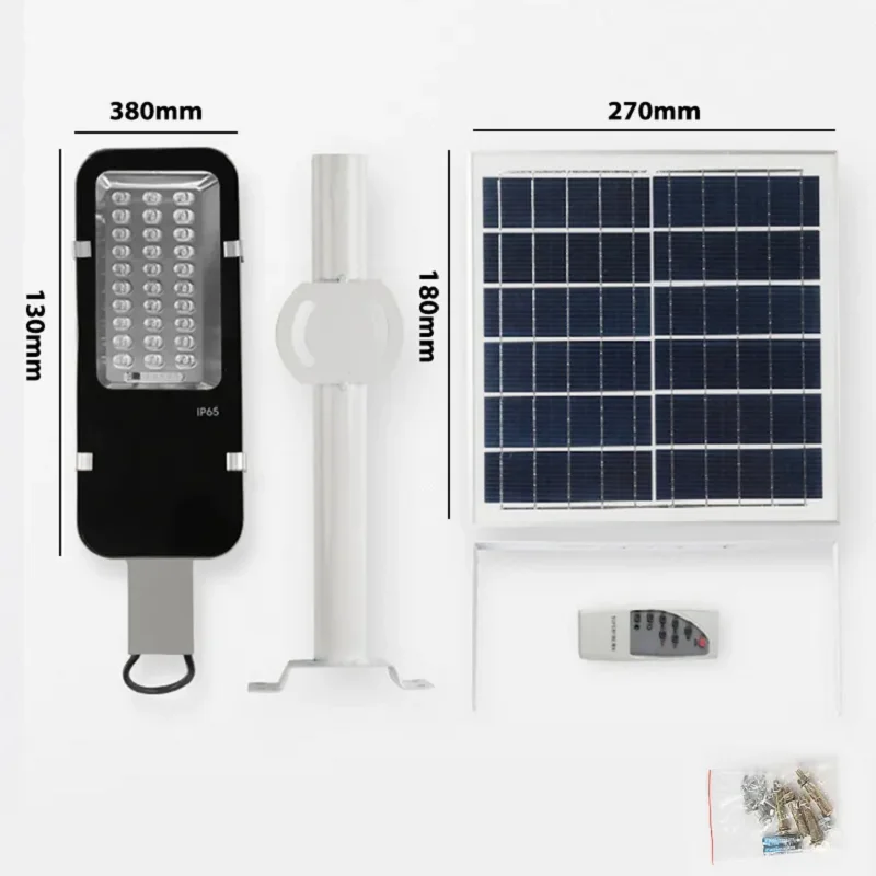 Luz de rua solar ao ar livre luz de rua solar jardim luz solar casa controle remoto à prova dwaterproof água lâmpada parede solar luz de rua nova