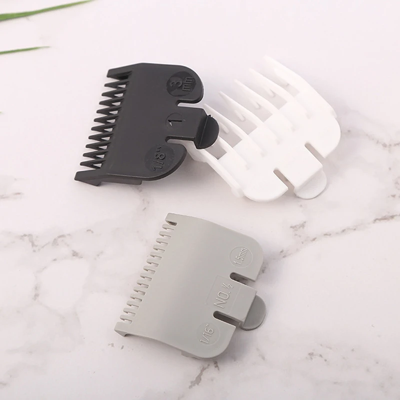 3Pcs/set Universal Hair Clipper Limit Comb Guide Attachment Barber Replacement 1.5mm/3mm/4.5mm Positioning Comb