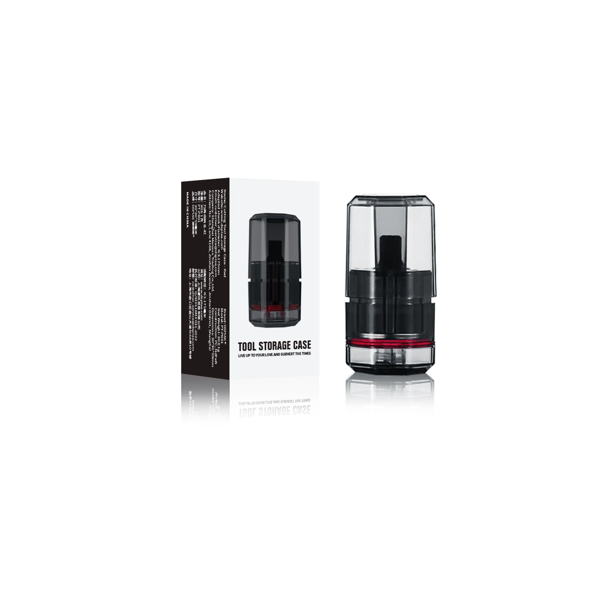 Dspiae PT-PR PT-R Gereedschapsbak Gereedschapsstandaard/Snijbits Prage Compartiment Rood Geel Groen Blauw