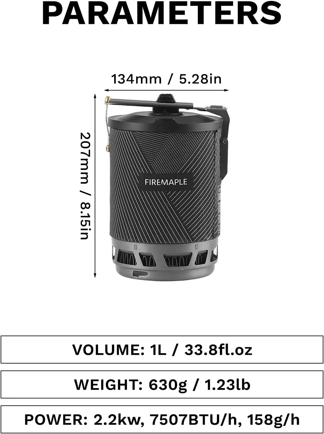 Compact Camping Stove with Fast Boiling, Lightweight for Hiking Fishing Outdoor Adventures