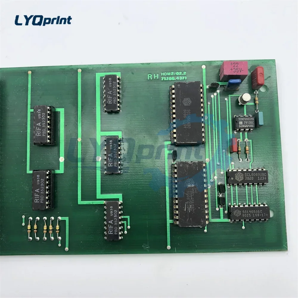Best Quality Heidelberg 71.186.4371 Original 85% New Heidelberg Circuit Board Decoding-Zone Hdm 2/02.3 Offset Spare Parts