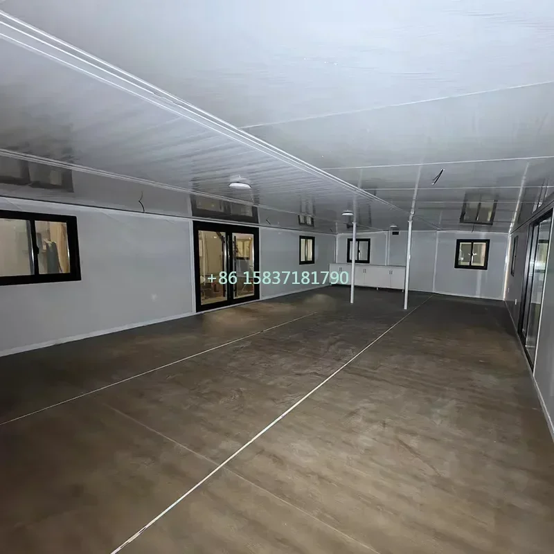 Double Wing Container House Expandable Folding House 20ft 40ft Modular Container House Camping Foldable Mobile Container Home