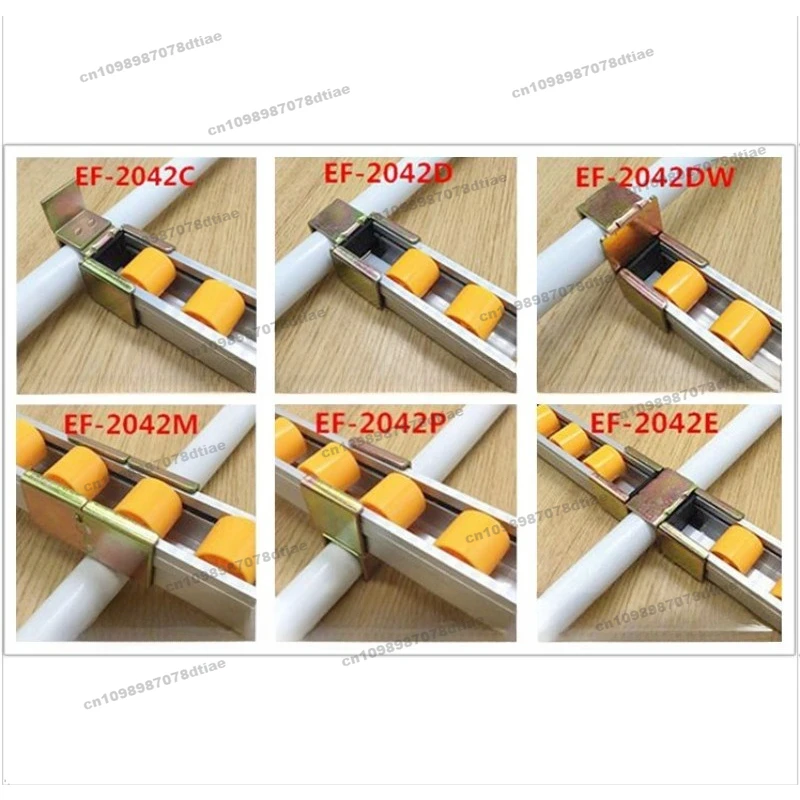 Shelf Aluminum Alloy Fluent Strip 41 * 35 D28mm Plastic Wheel, Slippery Strip Conveying Slide Roller Fixed Pulley Strip