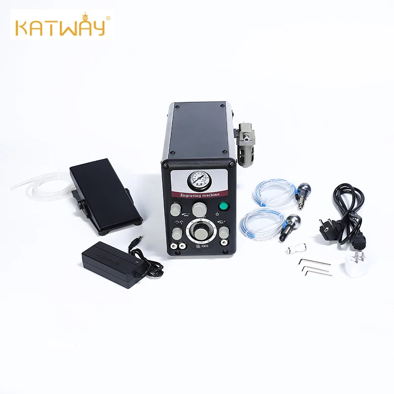 KATWAY Pneumatic Engraving Machine Air Jewelry Engraver Professional Tools Handmade Crafts LL-G01