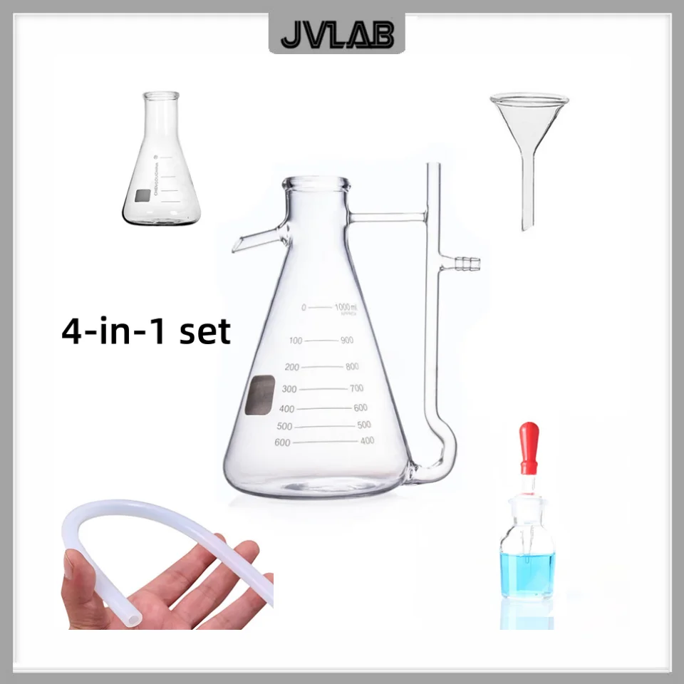 

Complete Distillation Collection Kit – 0.1L-5L Capacity 4-in-1 set Purification Accessories for Precise Separation JVLAB