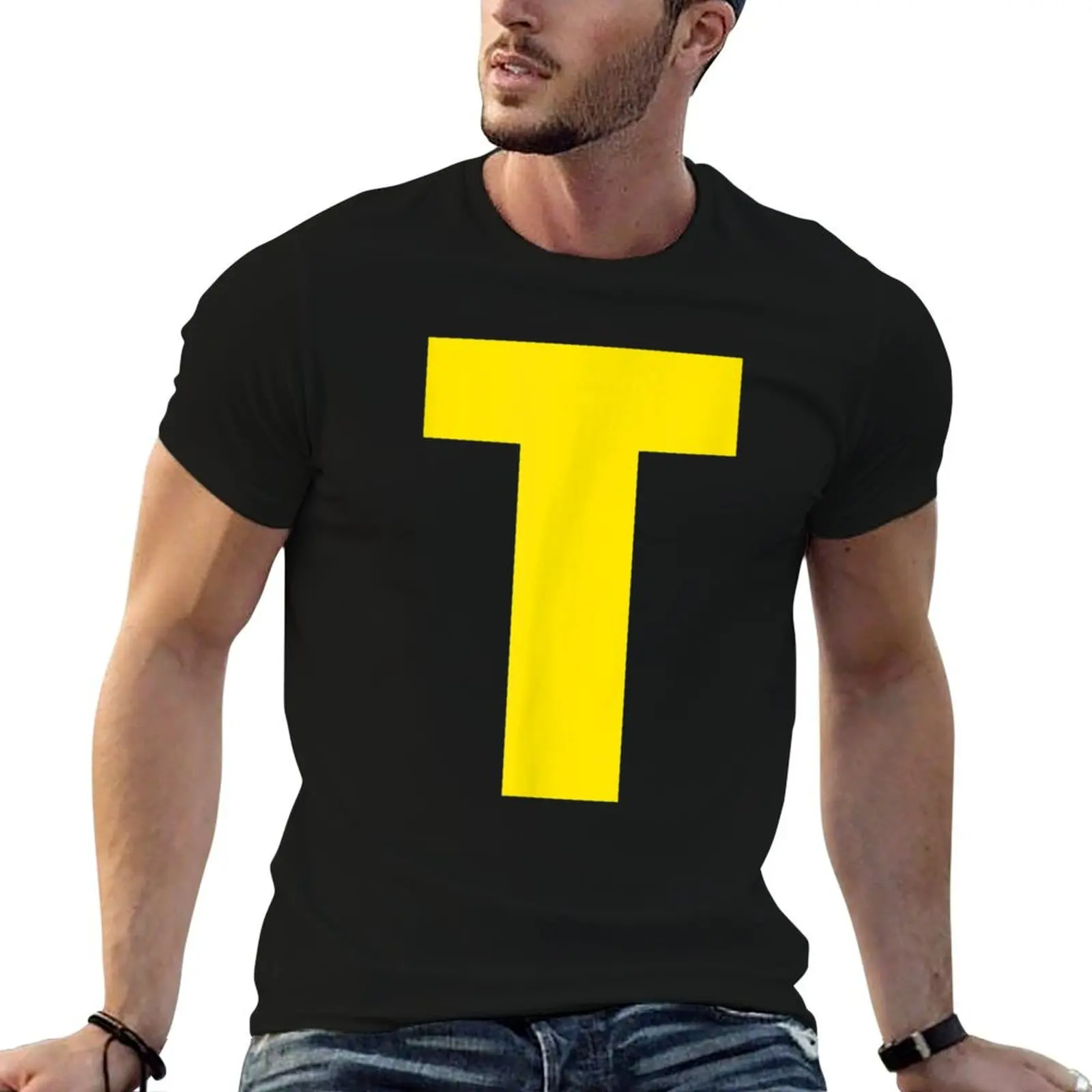 Name Letter T-Theodore Chipmunk Costume Christmas T-Shirt Basic Tee Shirt for Everyday Outfit