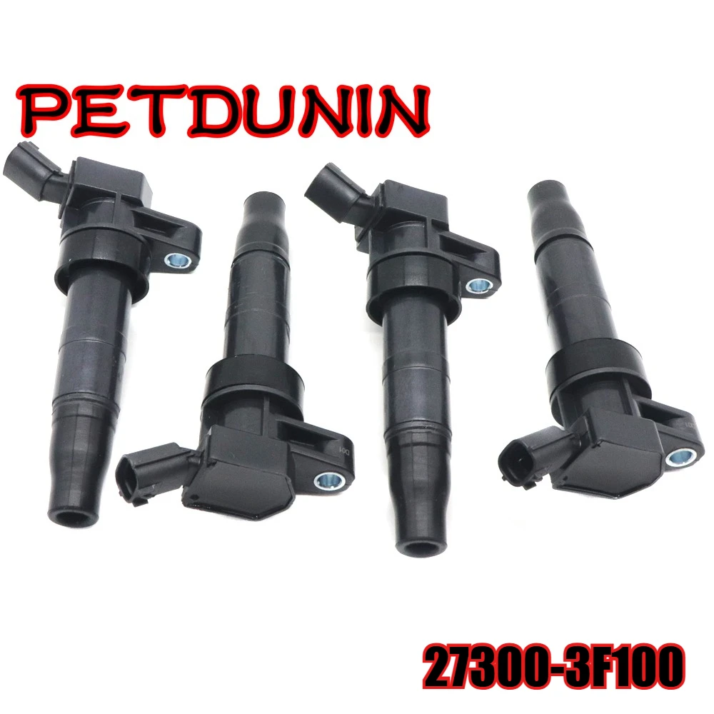 

1/4 шт. 27300-3F100 катушка зажигания для Hyundai Tucson Santa Fe Equus для Kia Sportage Sorento Forte Optima 27301-3F100