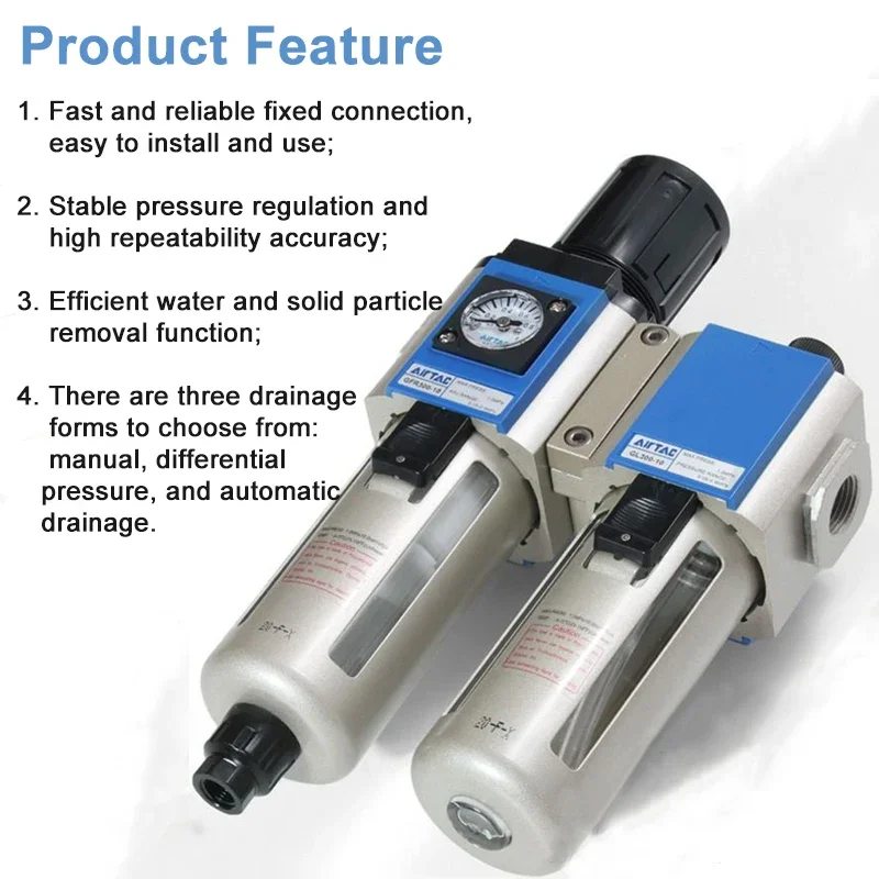 Airtac GFC200/300/400/600  Preparation Unit --G Series Oil Water Separation Filter