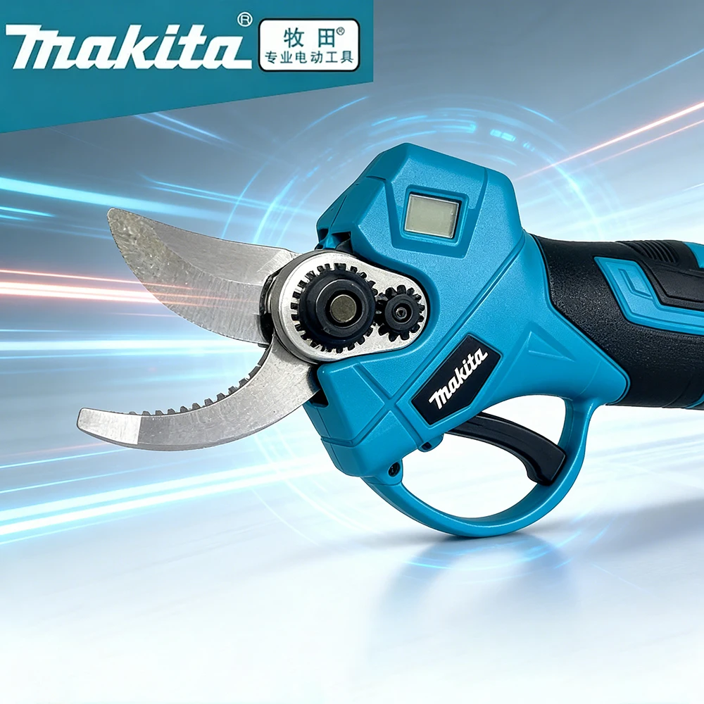 Makita Electric Scissors 18V strong Brushless Pruning Tree Branches, Gardening Tools, Comes with 2Ah Batteries and Chargers