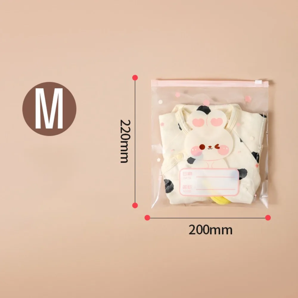 10PCS Cartoon Multi-size Storage Bag Classified Baby Clothes Storage Baby Cloth/Diaper Pouch Portable Organizer Bag Travel