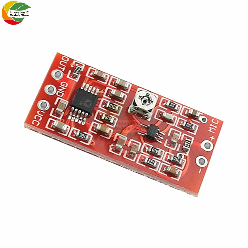 MAX4466 Electret Microphone Amplifier Board Pickup Module With SSM2167 Voice Compression Amplifier Module