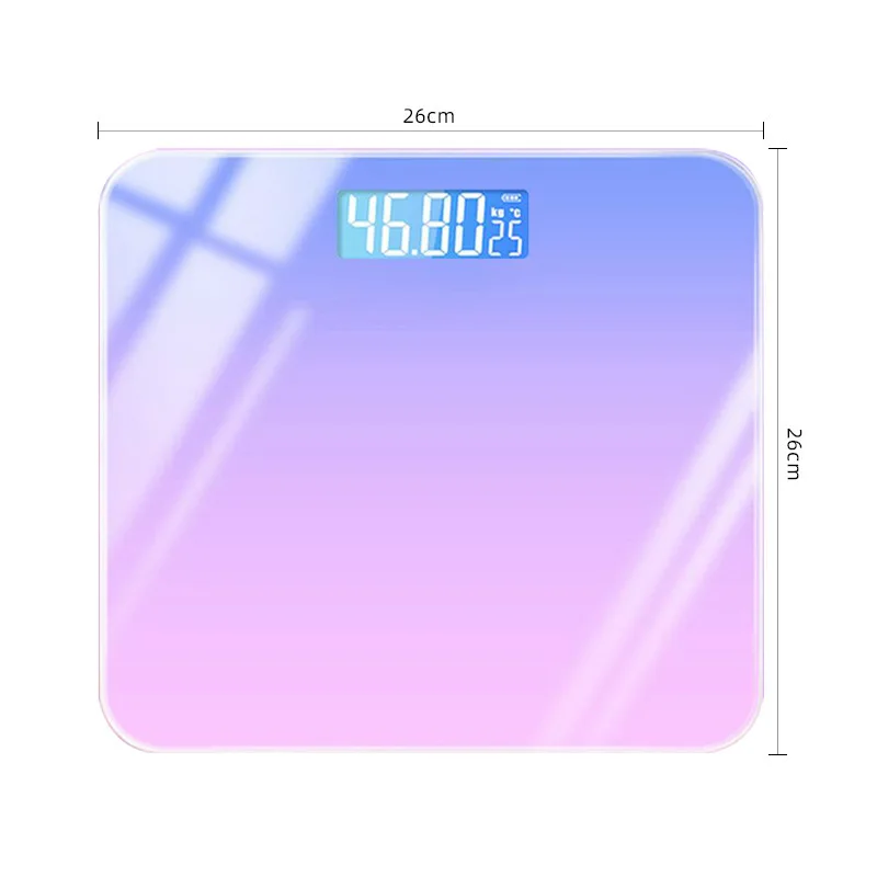 Home Rechargeable Weight Scale Body Fat Scale Adult Gradient Human Scale Precision Health Scale Electronic Scale Rechargeable