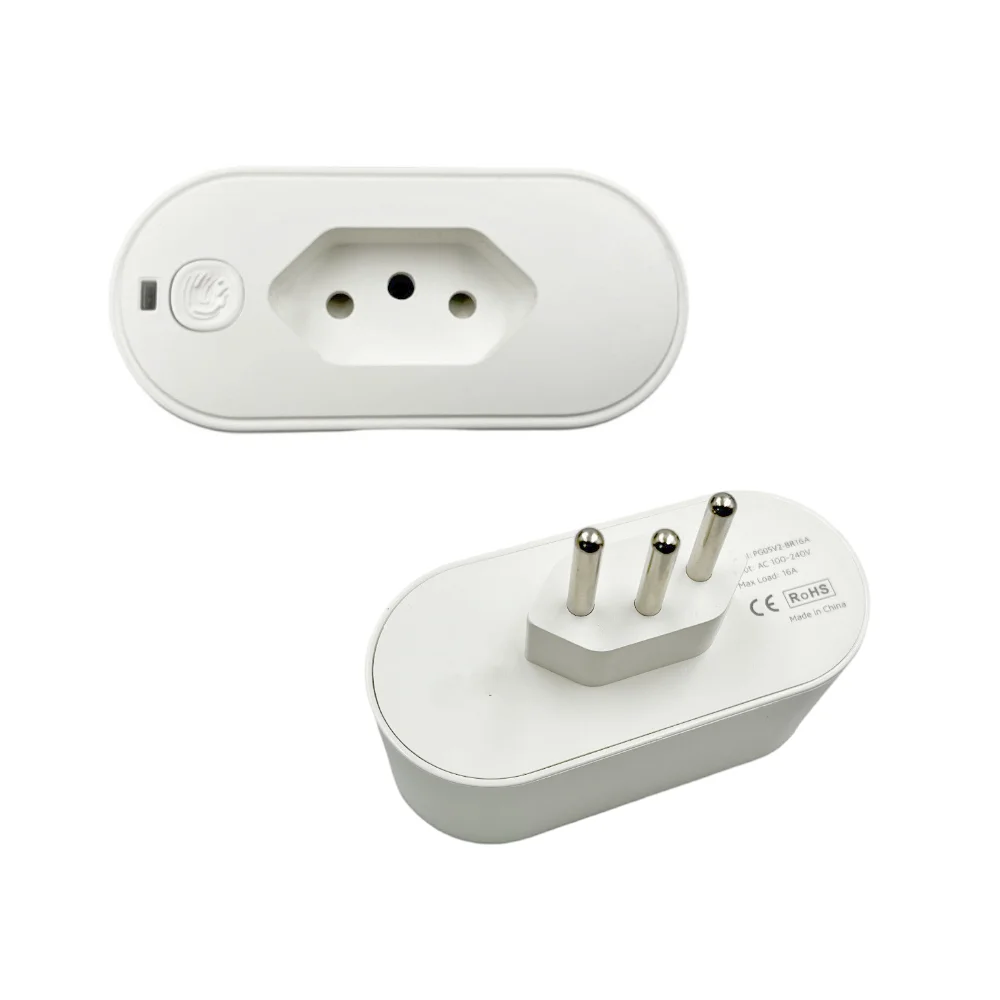 preflashed ESPhome Smart Plug Works With Home Assitant Brazil Standard 16A