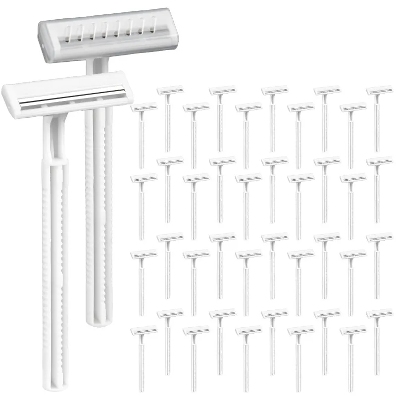 

(300 Pcs) Bulk Razors Disposable With Clear Safety Cap,Disposable Razors Bulk For Men&Women,Stainless Steel Blade