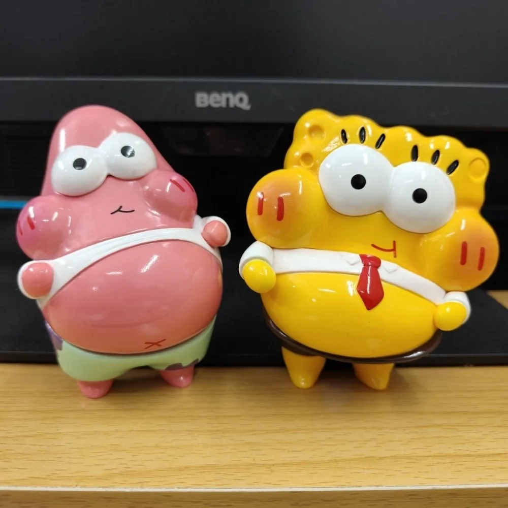 

Cute SpongeBob & Patrick Desktop Statue - Creative, Funny & Wacky Novelty Figurine, Office Desk Decor, Gift