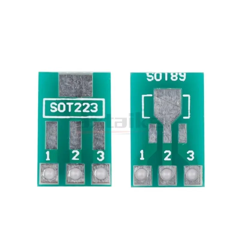20PCS SOT89 SOT-89 SOT-223 SOT223 To DIP PCB Transfer Board DIP Pin Board Pitch Transistor IC Adapter Plate Conversion Board