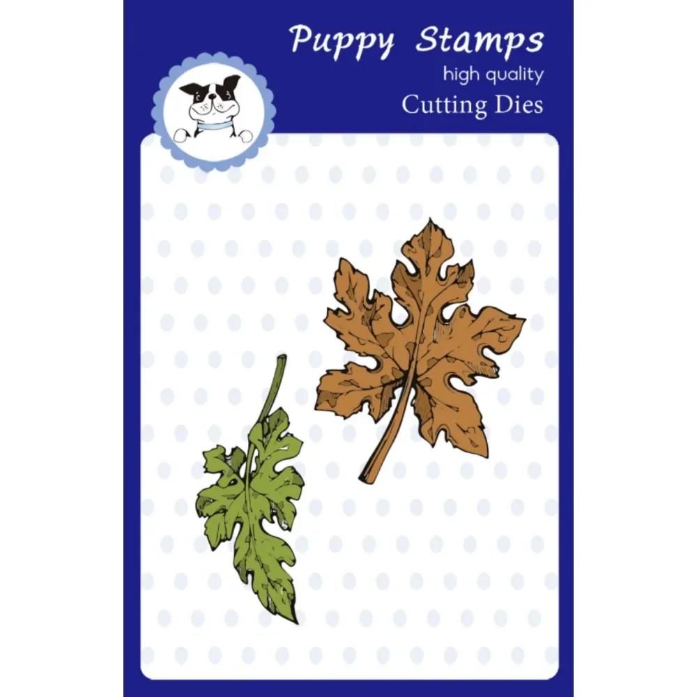 

PUPPY STAMP Halloween Pumpkin Leaf New Metal Cutting Dies for Decorating Scrapbook DIY Paper Gift Card Album Template Handcraft