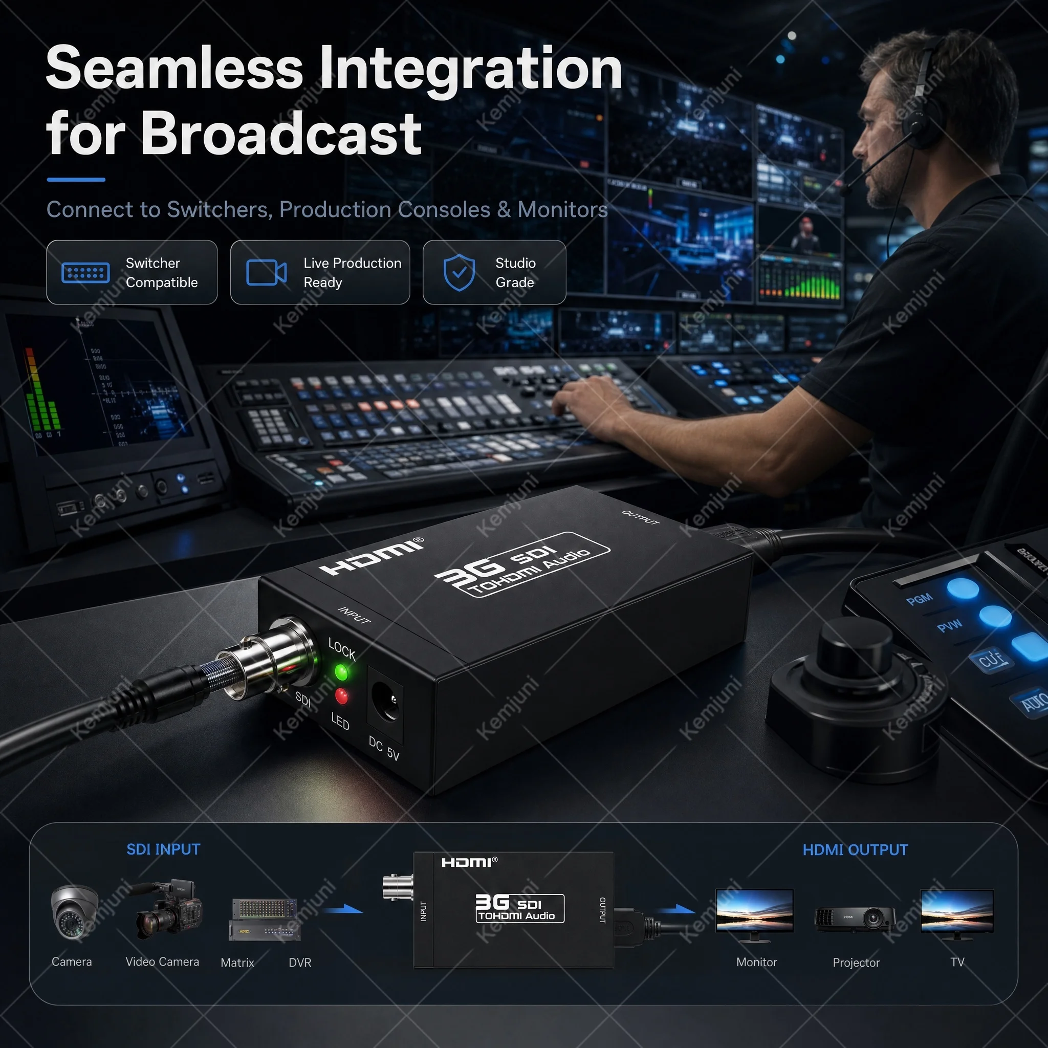 SDI To HDMI Converter 3G-SDI B - Sdi To Hdmi Converter Broadcast review and price