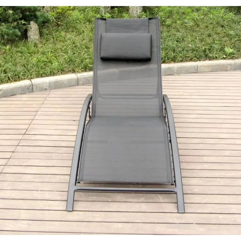Hot Sale Modern Loungers Sunbeds Outdoor Beach Lounge Chairs, Foldable Durable Featured Hotel Garden Swimming Pool