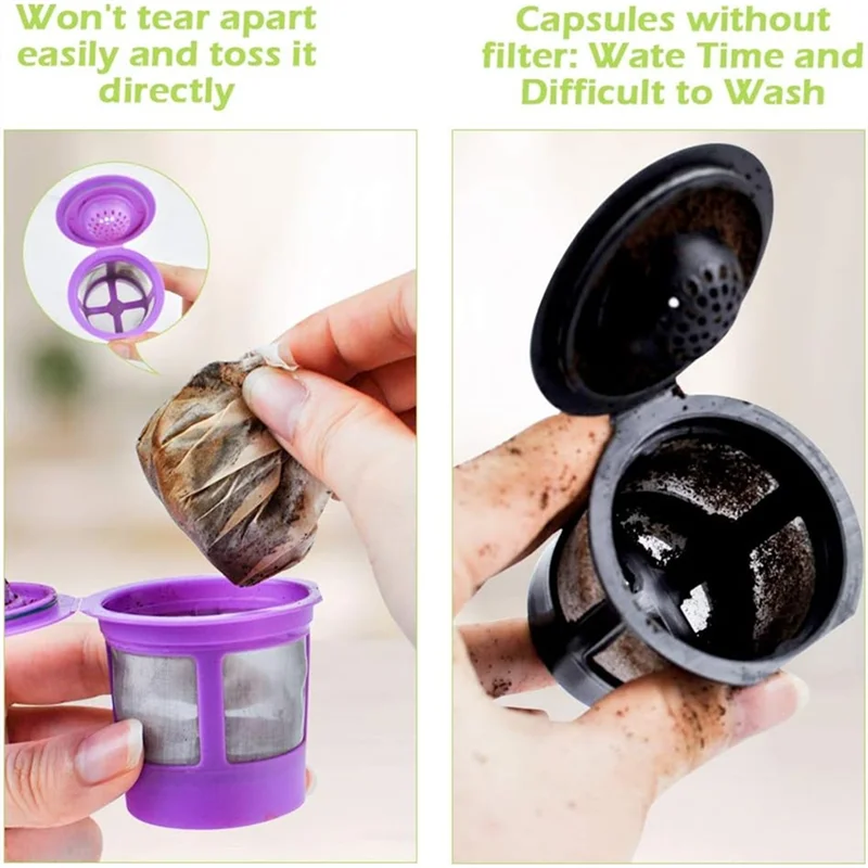 FGGS-Disposable Paper Coffee Filters Fits All Brands For K-Cup, For Keurig Single Brewer Reusable Cups