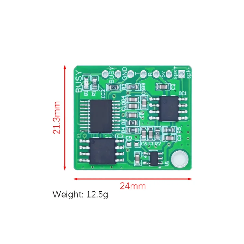 Speech Synthesis Module Text to TTS Pronúncia Humana, STM32 51, UNV, Two Professionals, SYN6288