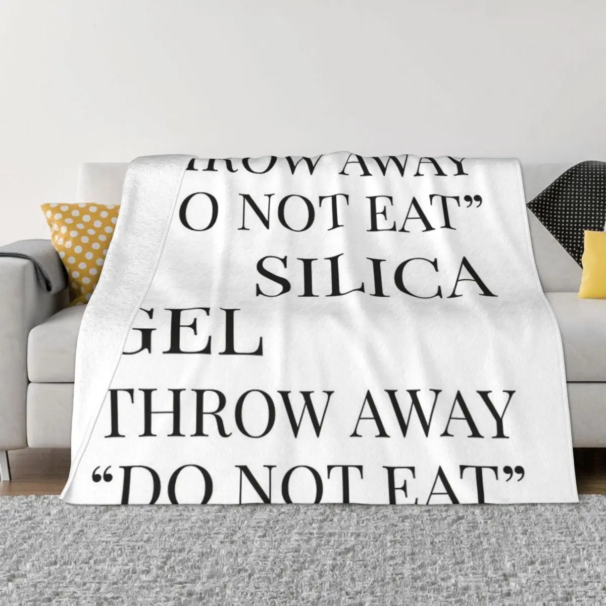 Silica Gel Funny Humor Sarcastic Quilt Blanket Throw Blanket Home And Decoration Throw Blanket