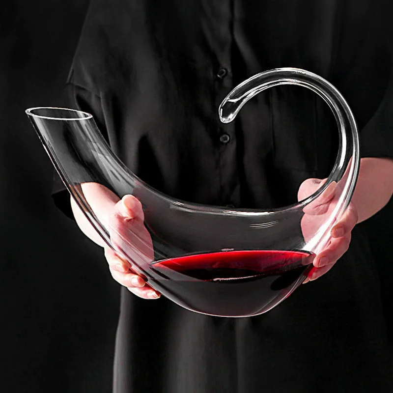 High-grade Crystal Glass Decanter Tumbler 1500ml Wine Dispenser/Decanter Tumbler Bar Wine Accessories