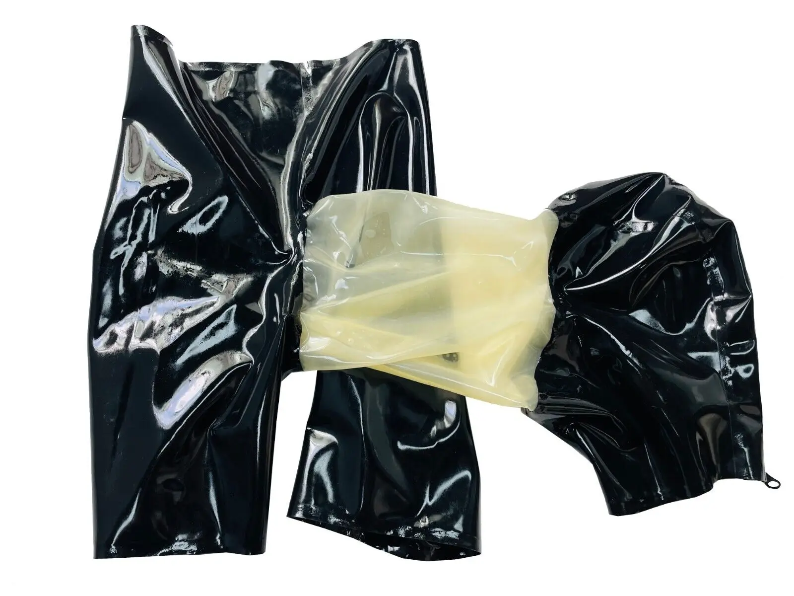 

Latex mask with underwear Mask Hood shorts binder customized 0.4mm