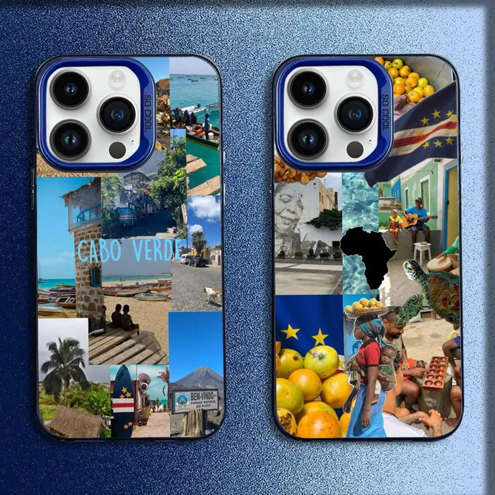 

Cape Verde Aesthetics Phone Case For iPhone 17,16,15,14,13,12,11,Pro,Max,Plus,E,SE4,Air,Mini Blue IMD Box