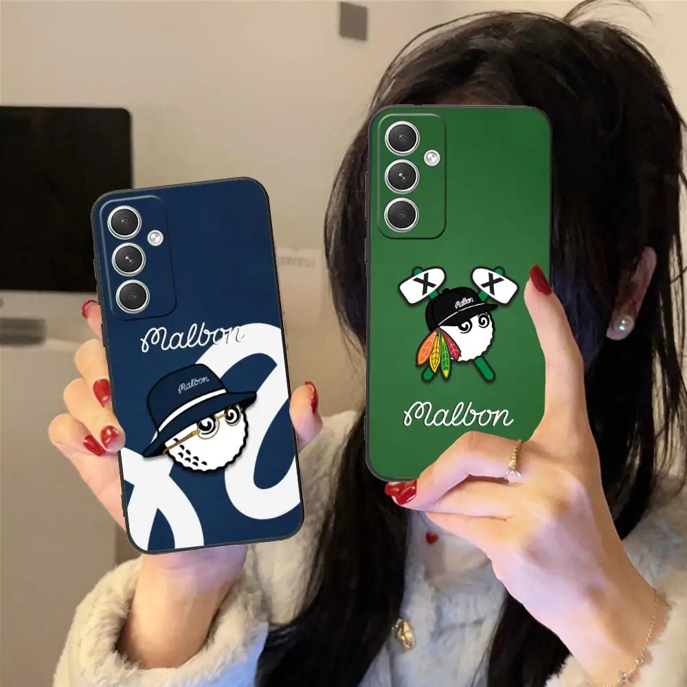 حافظة هاتف فاخرة D-Malbons-S لهاتف سامسونج جالاكسي S25 S24 S23 S22 S21 S20 نوت 20 Plus FE غطاء حماية فاخر فائق اللون