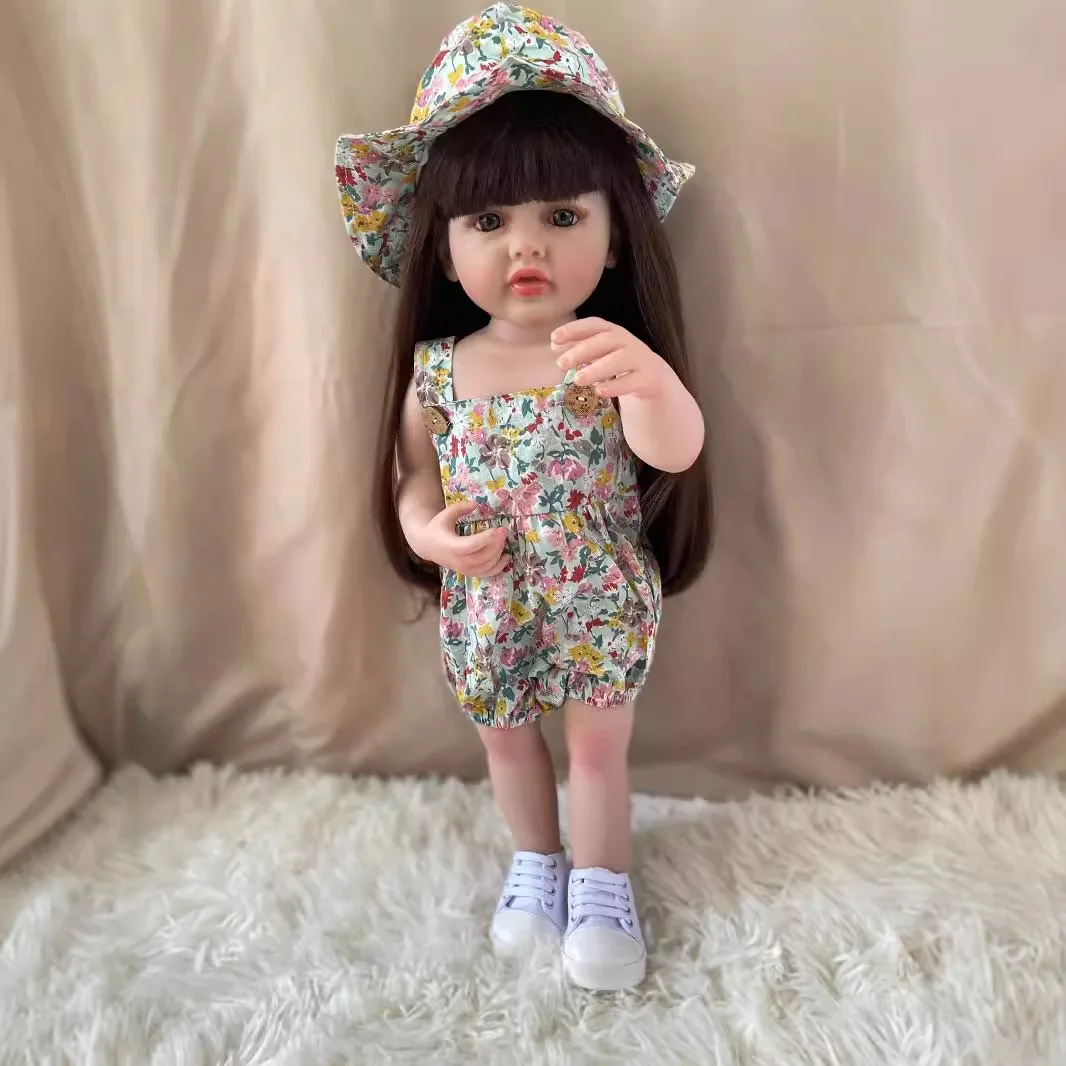 

55cm full glue reborn doll simulation baby doll can be bathed in water