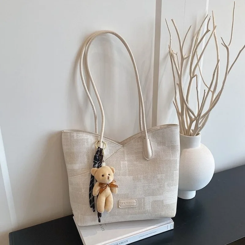 

Classic Elegant Women Tote Bag High End Leather Fashion Vintage Casual Crossbody Messenger Handbag