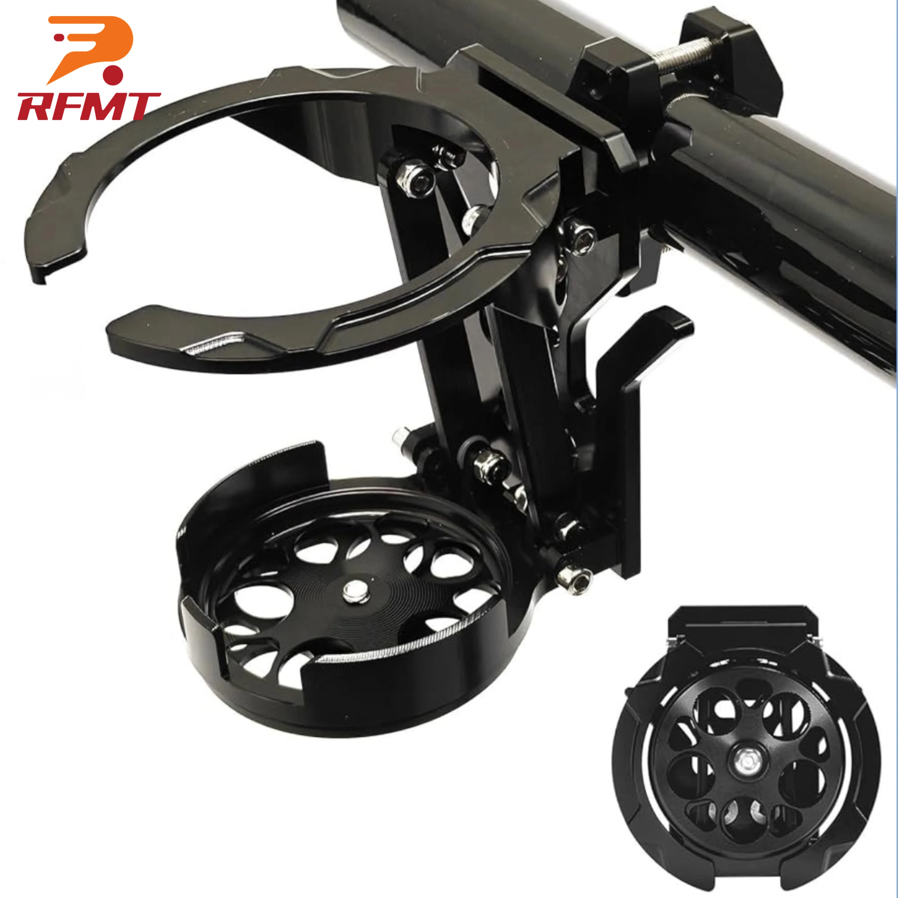 

Pure CNC Motorcycle Cup Holder Foldable Lightweight Adjustable Water Bottle Mount for Electric Bicycle Sport Cycling Accessories