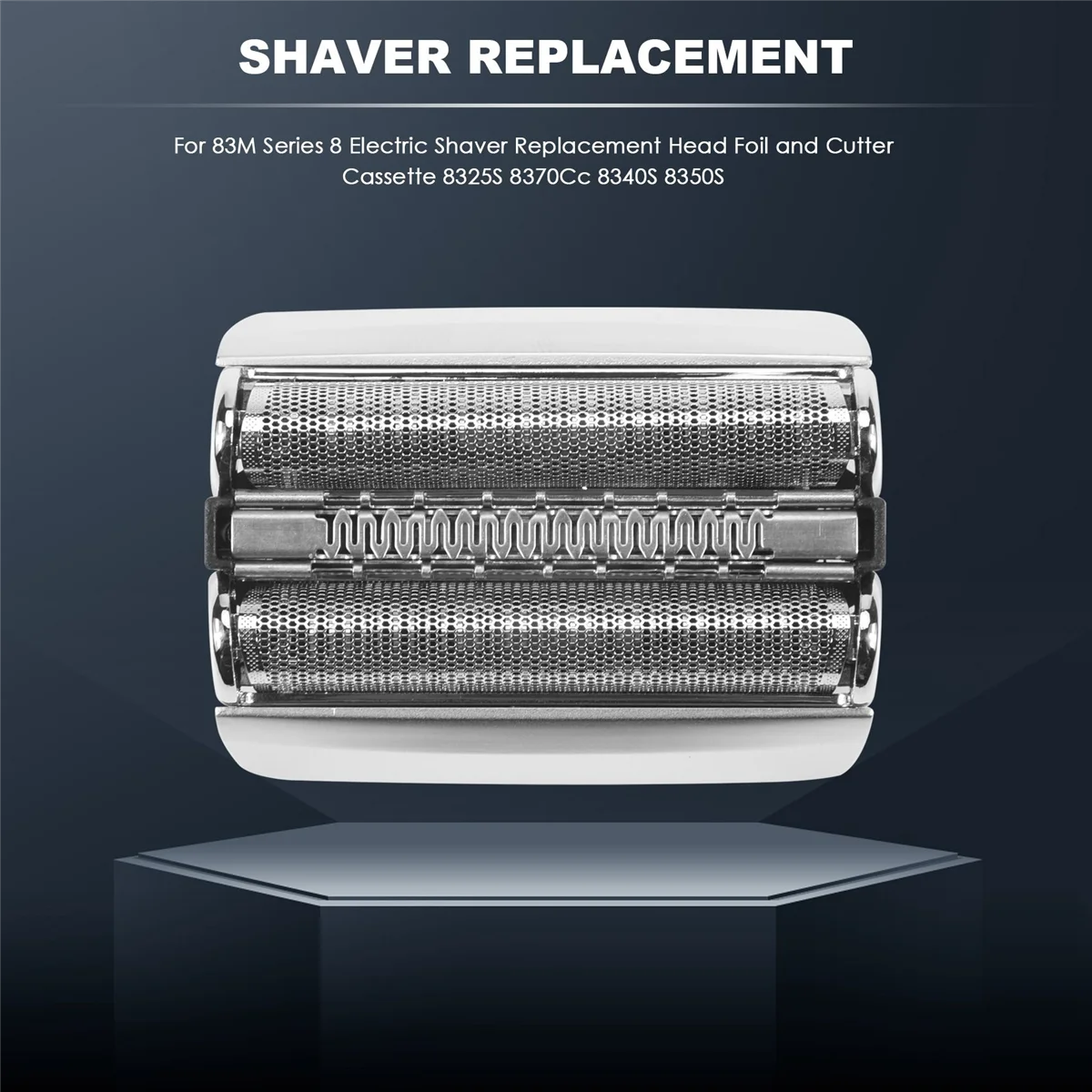 ABBR لـ Braun 83M Series 8 ماكينة حلاقة كهربائية بديلة للرأس والقطع كاسيت 8325S 8370Cc 8340S 8350S,A