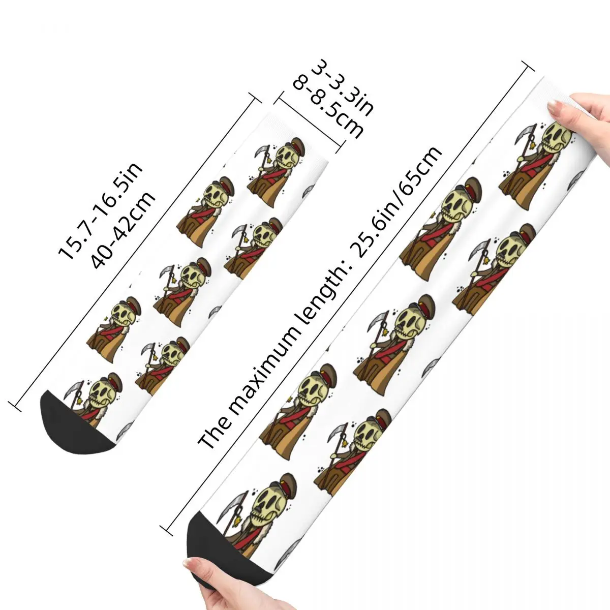 Funny Happy Sock for Men Spain Leader Franco Harajuku Breathable Pattern Printed Crew Sock Seamless Gift