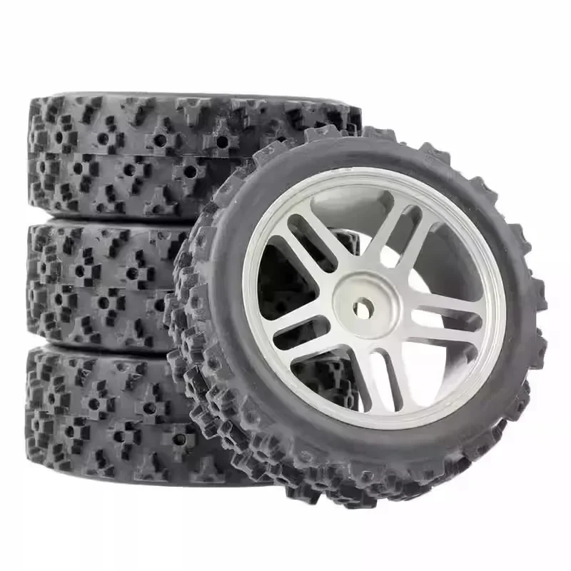 1/10 rodas de carro de corrida rc pneu de rally e pneus de estrada 12mm hex para tamiya xv01 xv02 ta06 tt01 tt02 ptg2 144001 a959 hpi