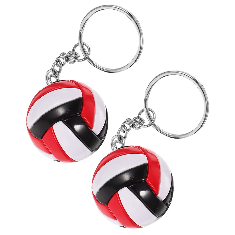 

Key Chain Volleyball Keychain Ornament Sports Decorative Keyring Pendant Football