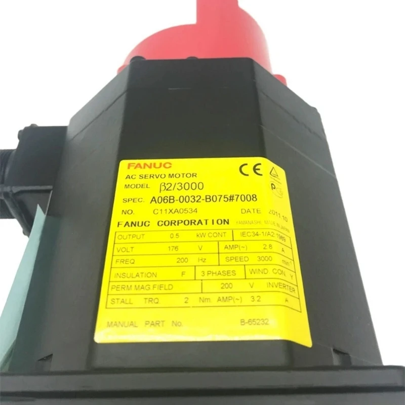 

Fanuc A06B-0032-B075#7008 Servo Motor Tested ok Expedited Delivery