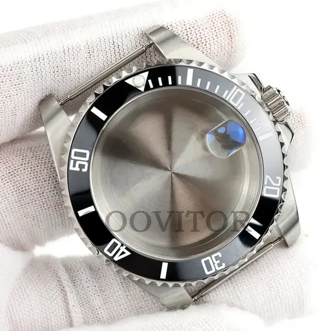För 40mm NH35 SUB GMT klockboett i rostfritt stål för Seiko NH34/NH35/NH36/NH38 urverk 28,5mm urtavla YACHT-MASTER boettdelar 6 best sales Seiko 5 delar - №4