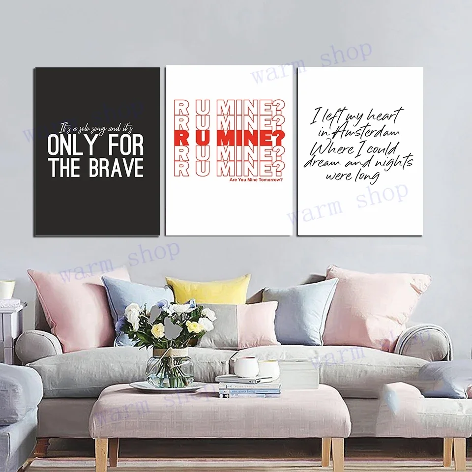 One Direction Walking in the Wind Printable Quote Poster Lyrics Song Vintage Prints Living Room Wall Canvas Painting Nordic Deco