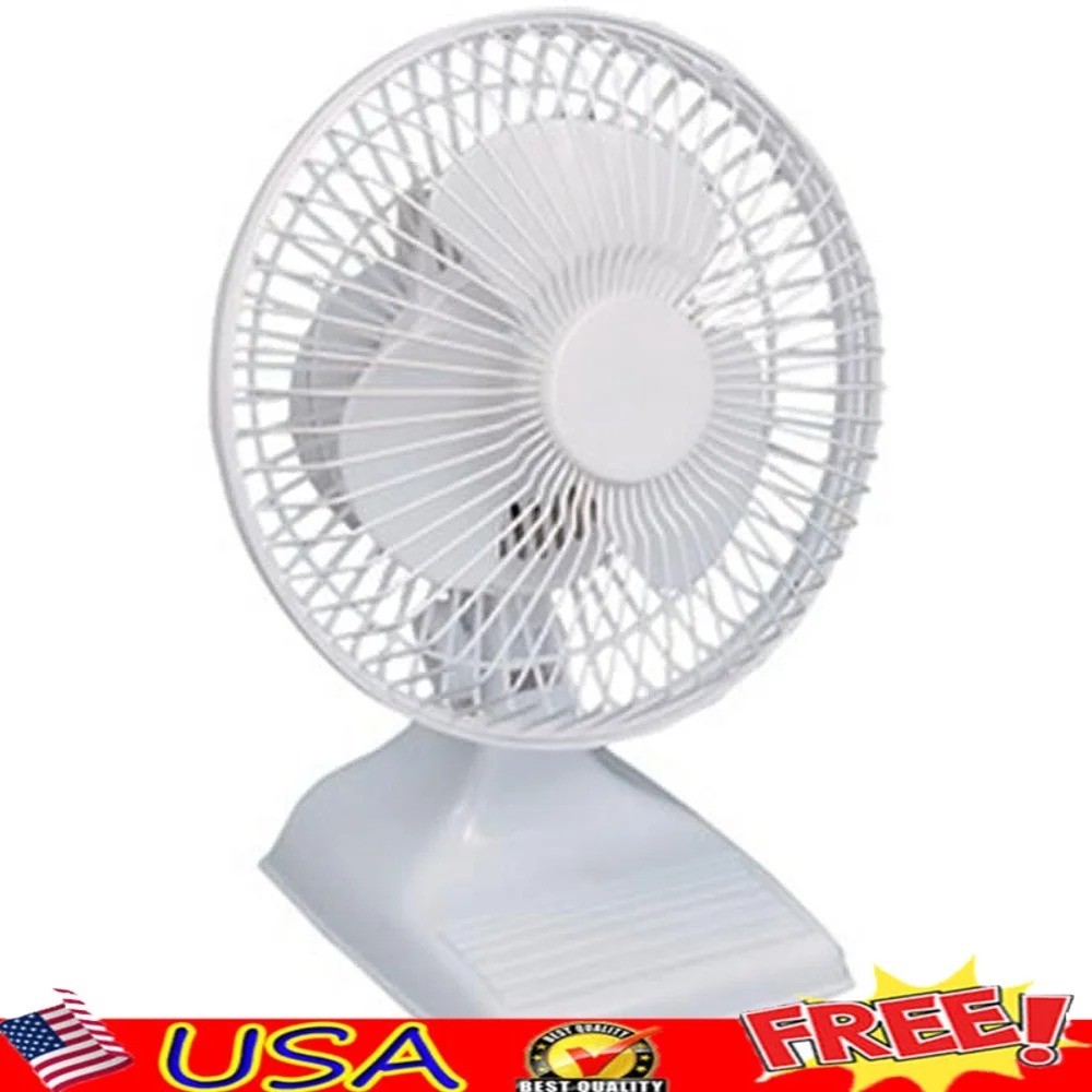

6 Inch Personal Table Fan 2 Speed Energy Saving Whisper Quiet Motor Adjustable Tilt Indoor Cooling Device Desk Fan