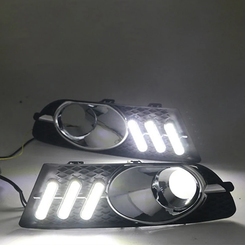 2PCS  For Buick Excelle GT 2010-2013 Auto LED Daytime Light Running Light DRL Front Fog Lamp Day Light