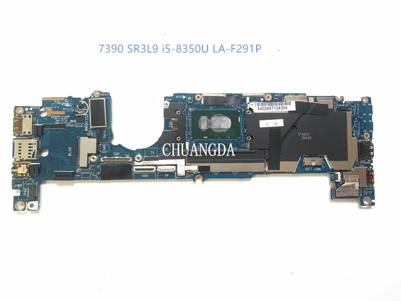 For Latitude 7390 Laptop motherboard CN-0XMNM2 0XMNM2 XMNM2 DDA30 DDA30 LA-F291P SR3LB I5-8250U CPU mainboard