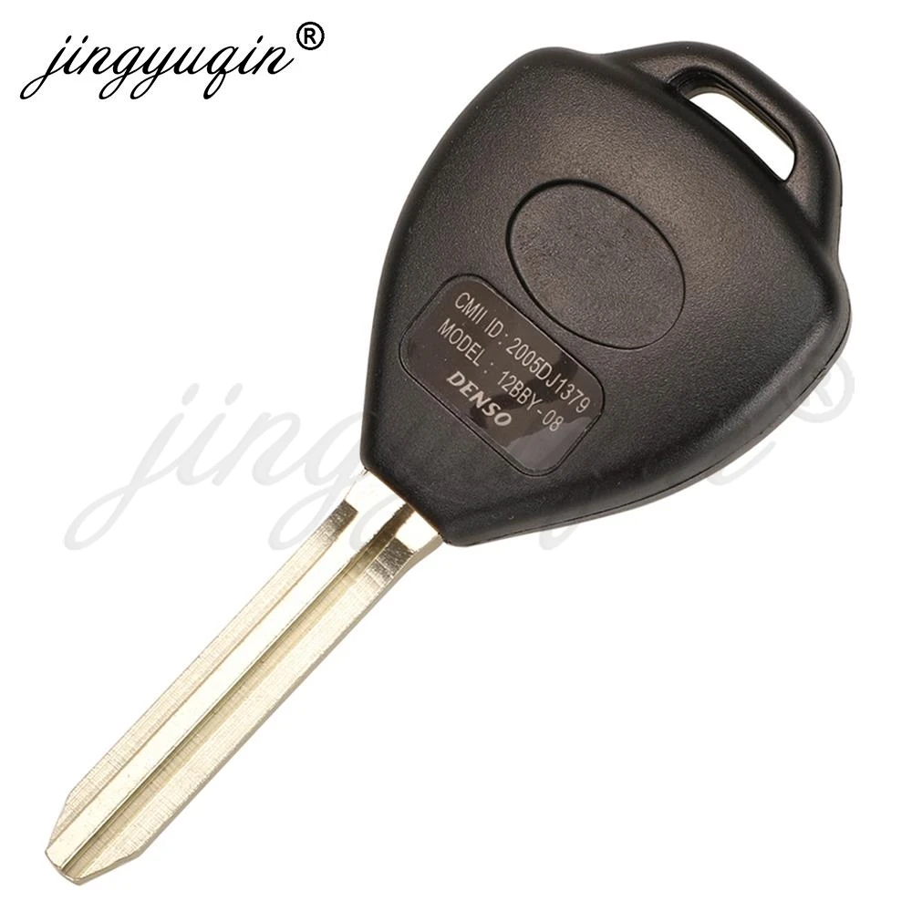 jingyuqin B41TA Remote Car Key For Toyota Forruner Hilux Innova Corolla Innova Yaris 2/3/4Button 433Mhz 4D67 G Chip 89070-52E61