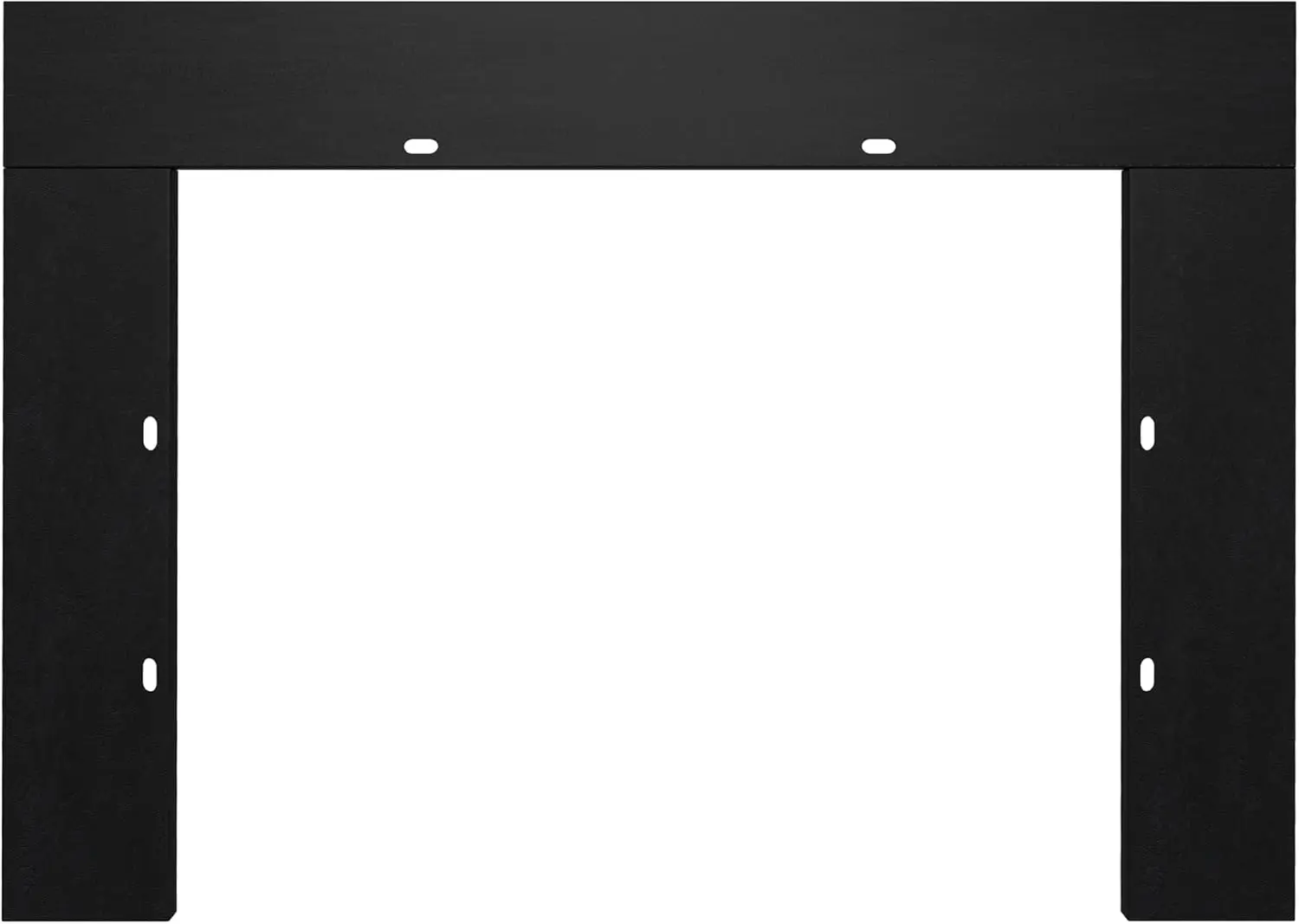 

33-Inch Electric Fireplace Trim Kit, Black Metal Frame for Easy Gap Covering and Installation
