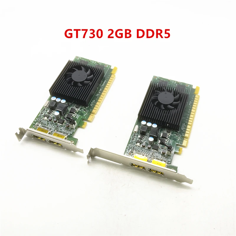

Original GT730 2GB DDR5 2*DP 4K HD Game Office Dual Screen Display Graphics Card